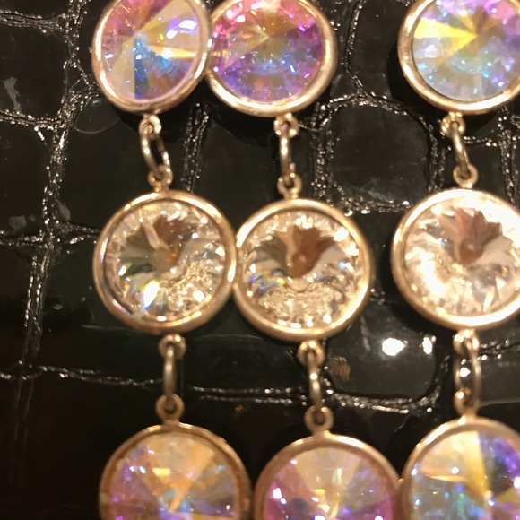 ♦️$20 SWAROVSKI CRYSTAL AURORA BOREALIS Plat Plate - Picture 7 of 8